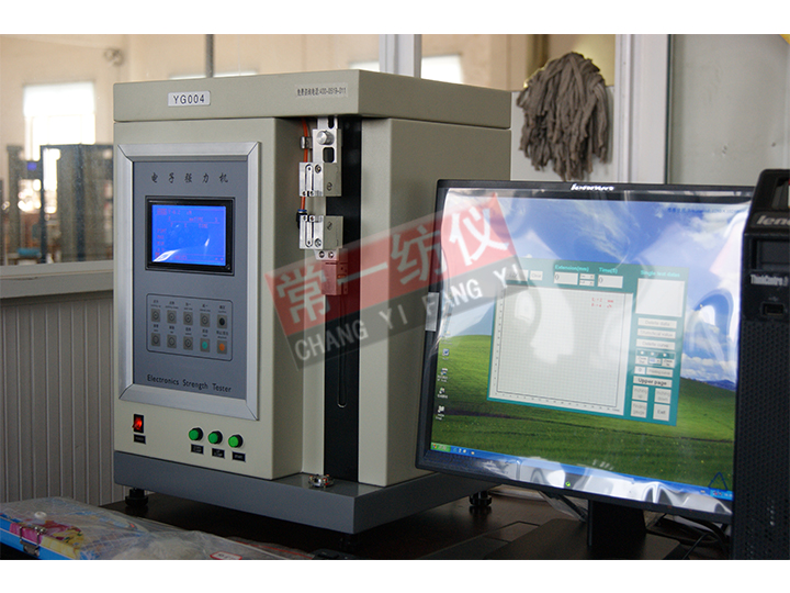 YG004電子單纖維強(qiáng)力機(jī)（氣動(dòng)夾持）